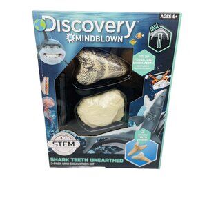 Discovery Mindblown Shark Teeth Unearthed  2 Mini Excavation Kit 6+